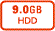 9.0GB HDD