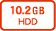 10.2GB HDD